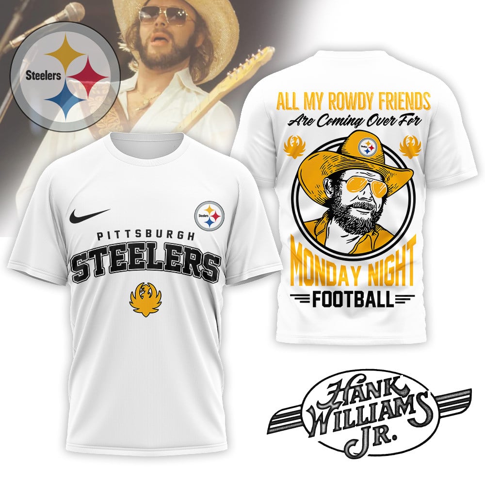 Pittsburgh Steelers | Premium NFL Hank Williams Jr. 3D Shirt MM