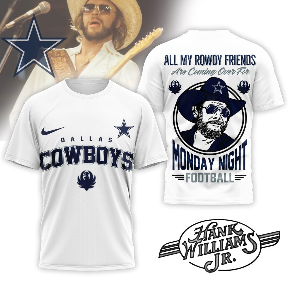 Dallas Cowboys | Premium NFL Hank Williams Jr. 3D Shirt MM