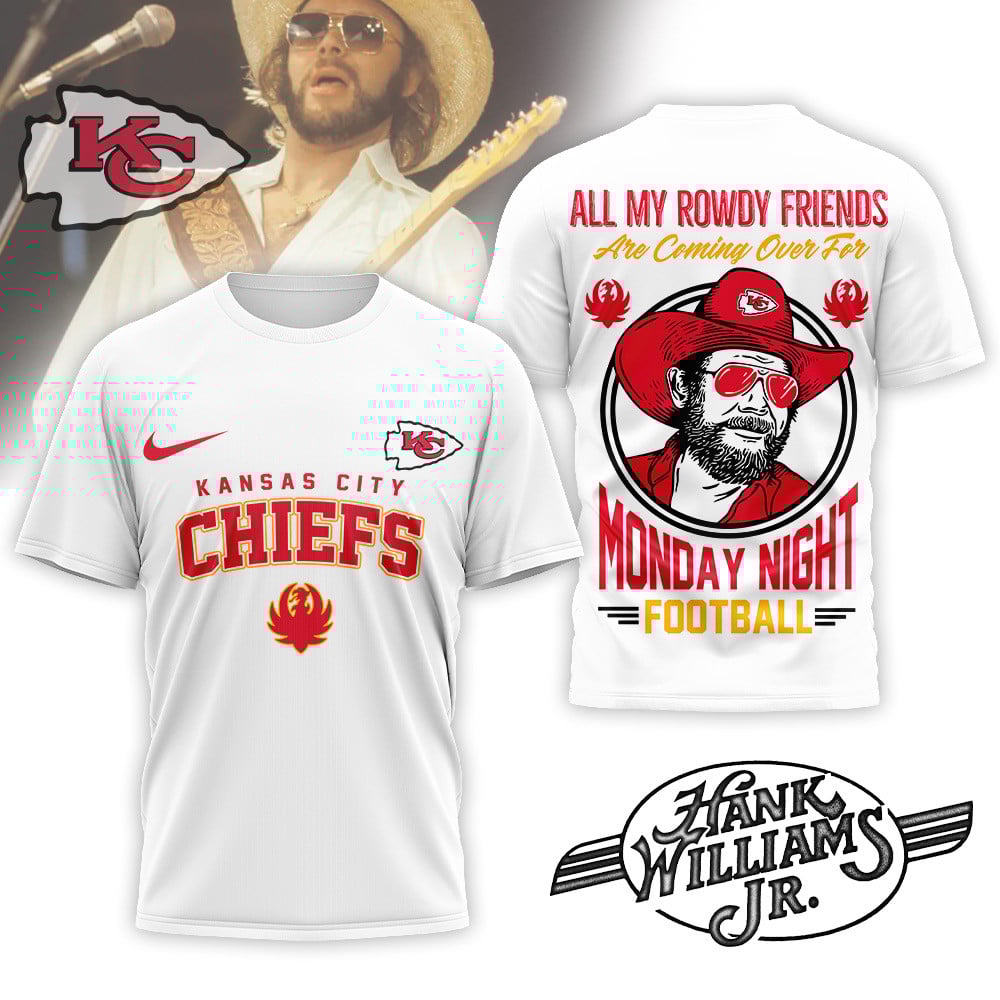 Kansas City Chiefs | Premium NFL Hank Williams Jr. 3D Shirt MM