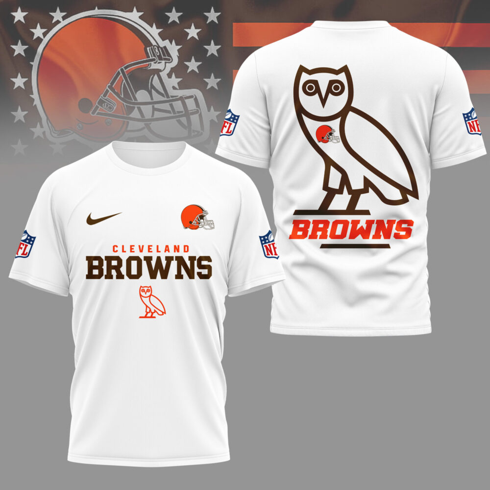 Cleveland Browns | Premium NFL and OVO 3D Shirt