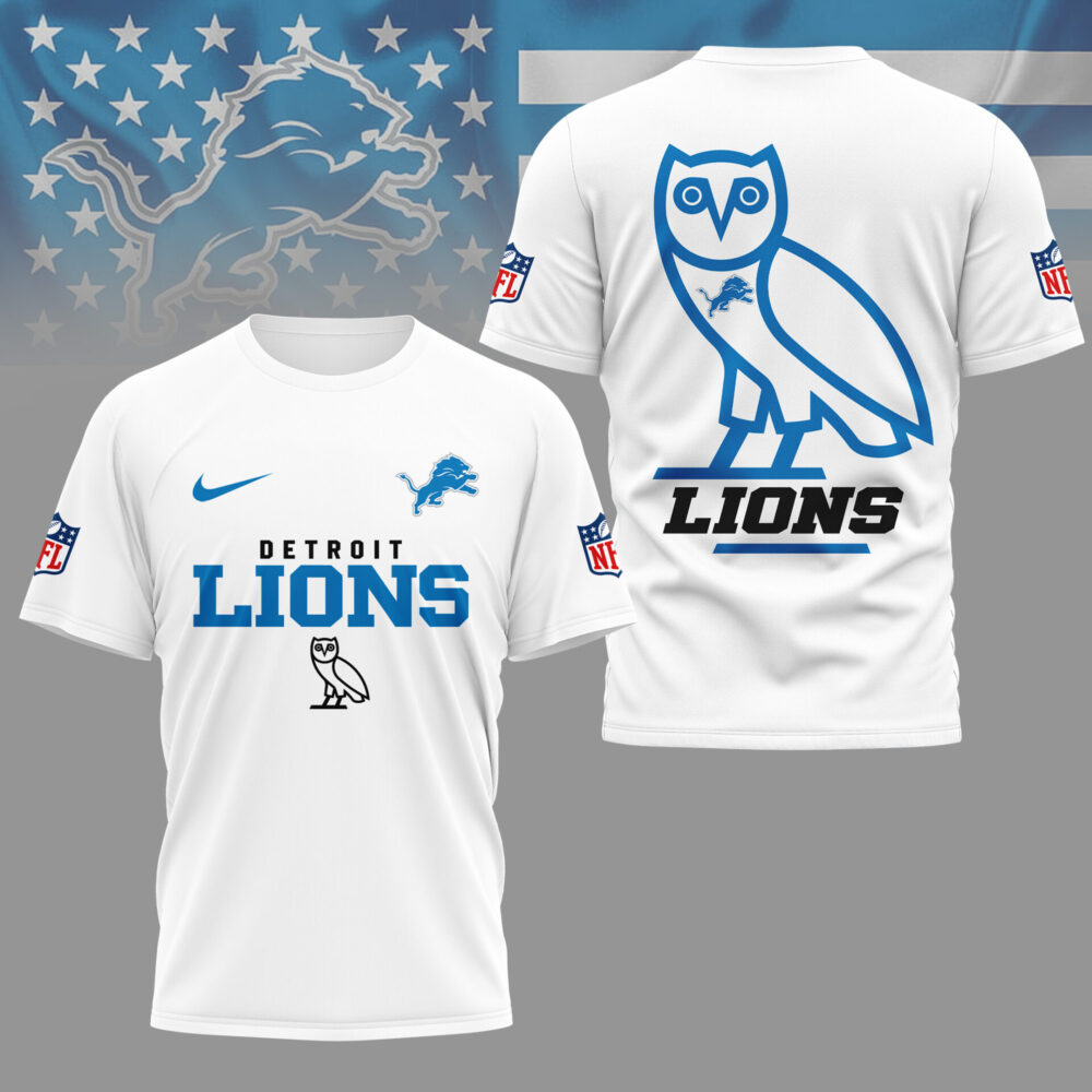 Detroit Lions | Premium NFL and OVO 3D Shirt