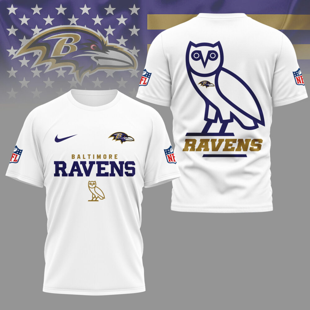 Baltimore Ravens | Premium NFL and OVO 3D Shirt