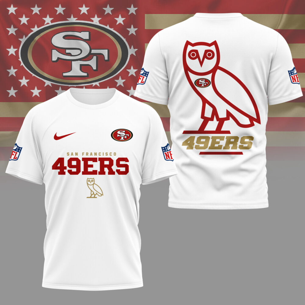 San Francisco 49ers | Premium NFL and OVO 3D Shirt