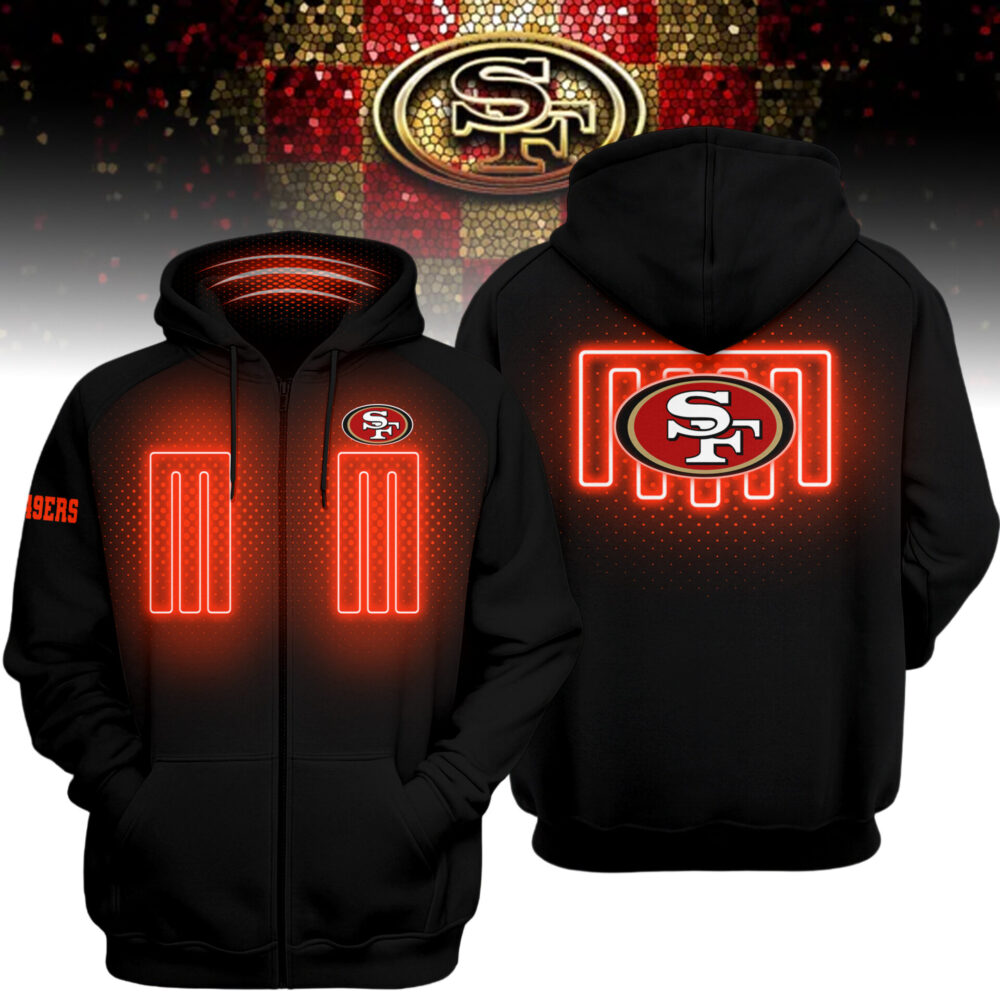 San Francisco 49ers | Premium NFL Heated Zip Hoodie