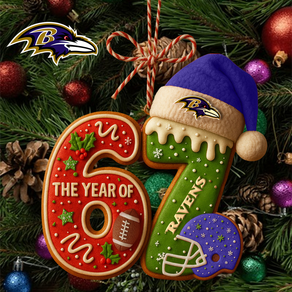 Baltimore Ravens | Premium NFL 67 Hanging Ornament