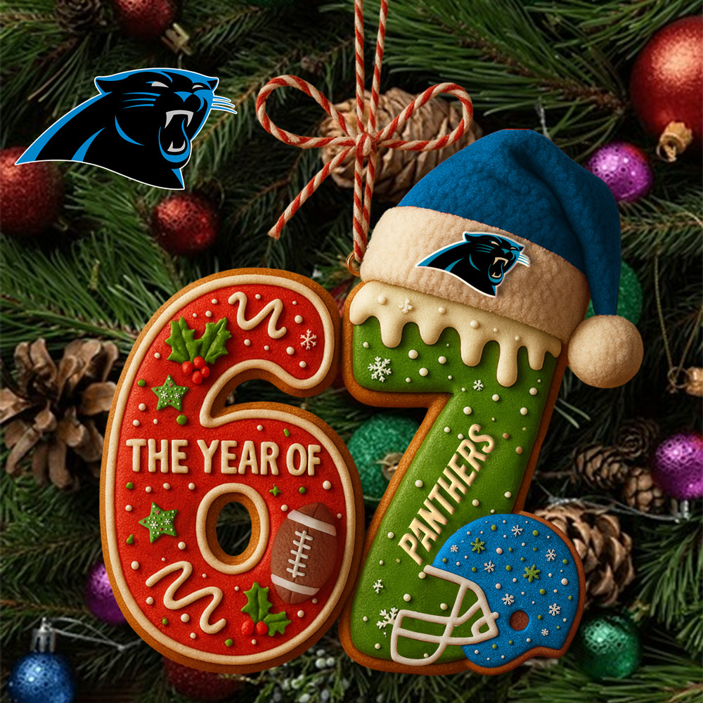 Carolina Panthers | Premium NFL 67 Hanging Ornament