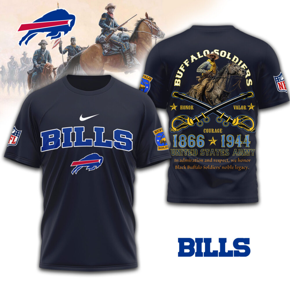 Buffalo Bills | Premium NFL Buffalo Soldiers 3D Shirt TD