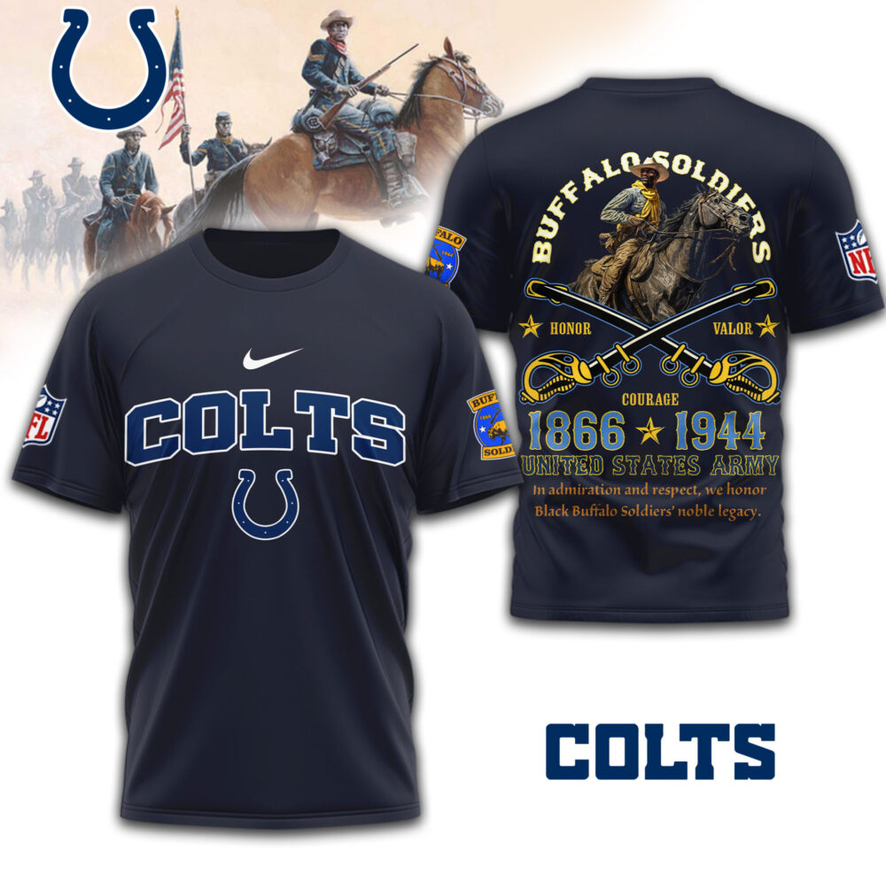 Indianapolis Colts | Premium NFL Buffalo Soldiers 3D Shirt TD