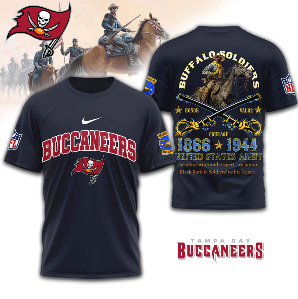 Tampa Bay Buccaneers | Premium NFL Buffalo Soldiers 3D Shirt TD