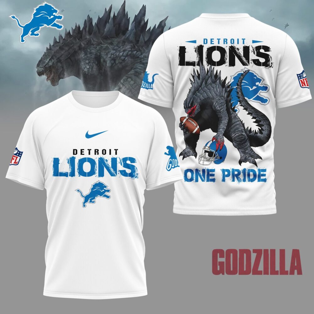 Detroit Lions | Premium NFL Godzilla Football Shirt NY