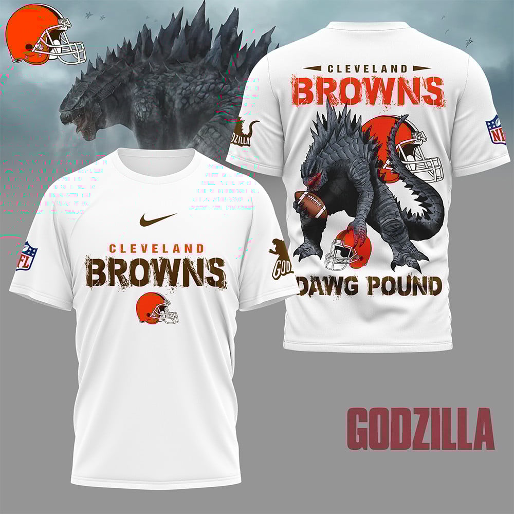 Cleveland Browns | Premium NFL Godzilla Football Shirt NY