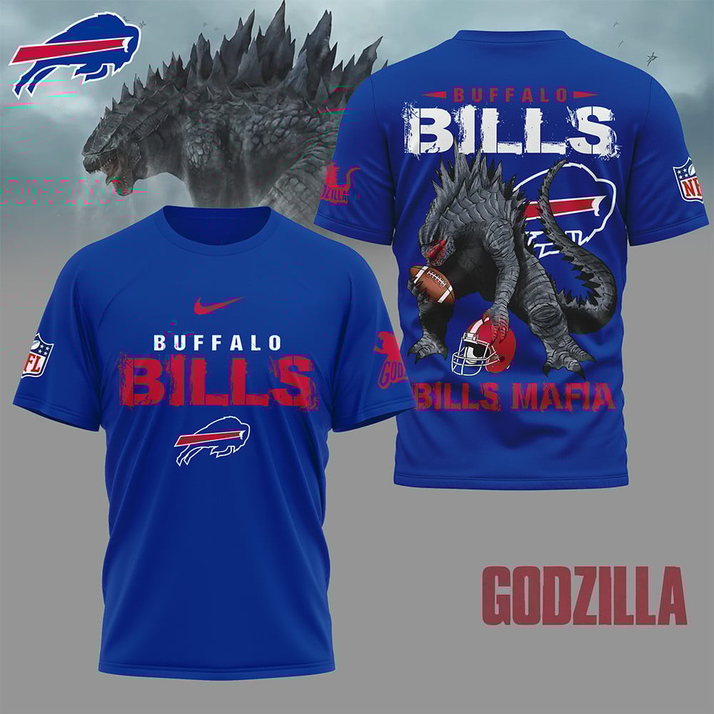 Buffalo Bills | Premium NFL Godzilla Football Shirt NY