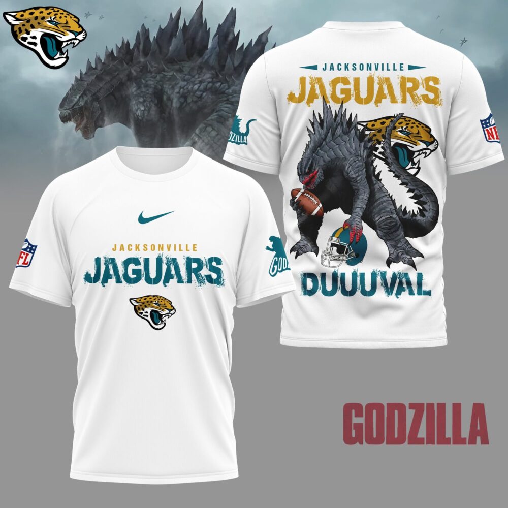 Jacksonville Jaguars | Premium NFL Godzilla Football Shirt NY