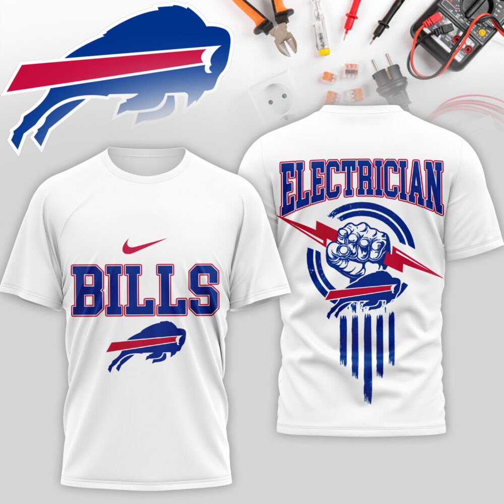 Buffalo Bills | Premium NFL Electrician 3D Shirt TD