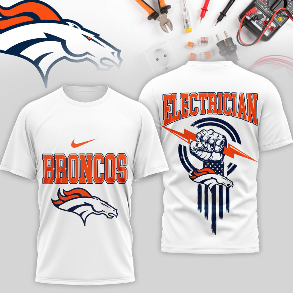 Denver Broncos | Premium NFL Electrician 3D Shirt TD