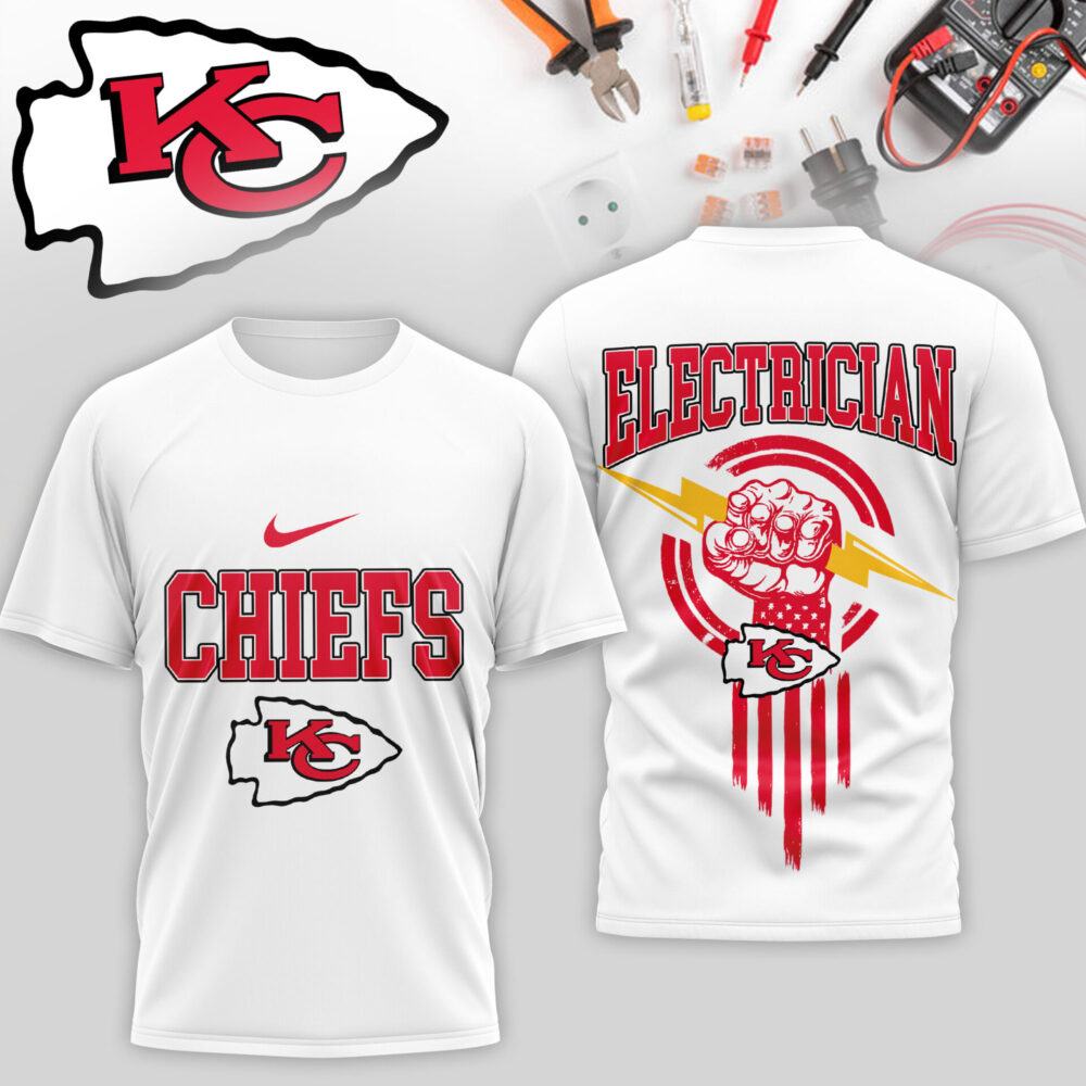 Kansas City Chiefs | Premium NFL Electrician 3D Shirt TD