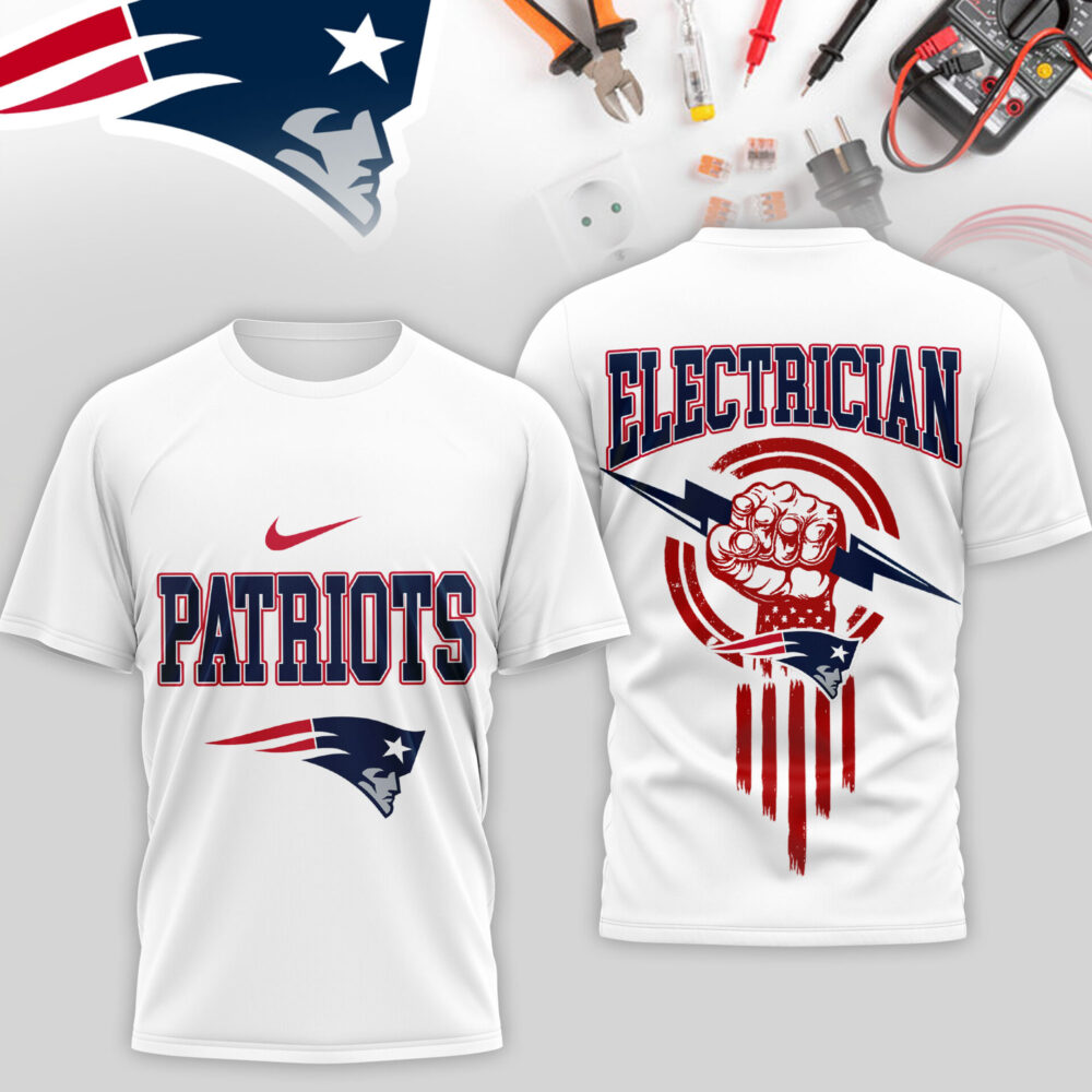 New England Patriots | Premium NFL Electrician 3D Shirt TD