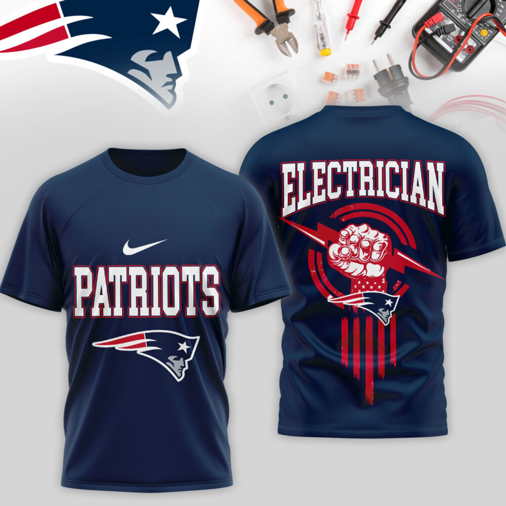 New England Patriots | Premium NFL Electrician 3D Shirt TD