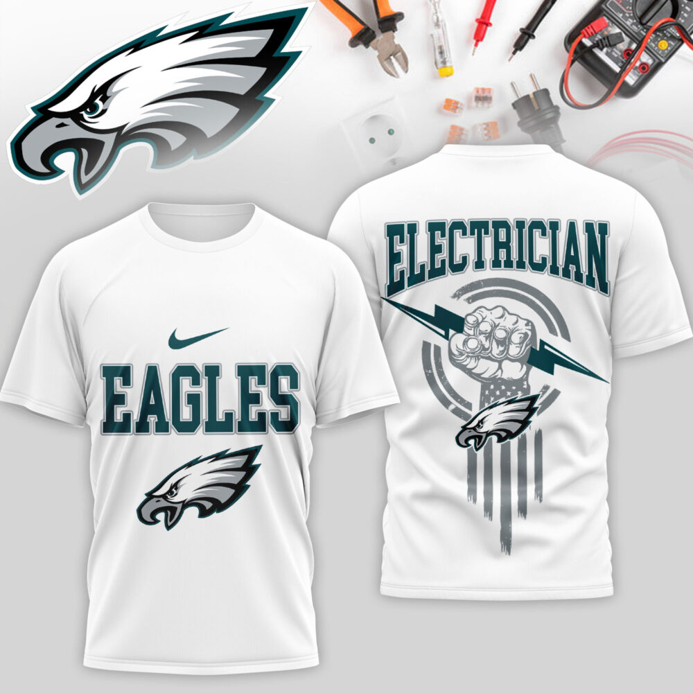 Philadelphia Eagles | Premium NFL Electrician 3D Shirt TD