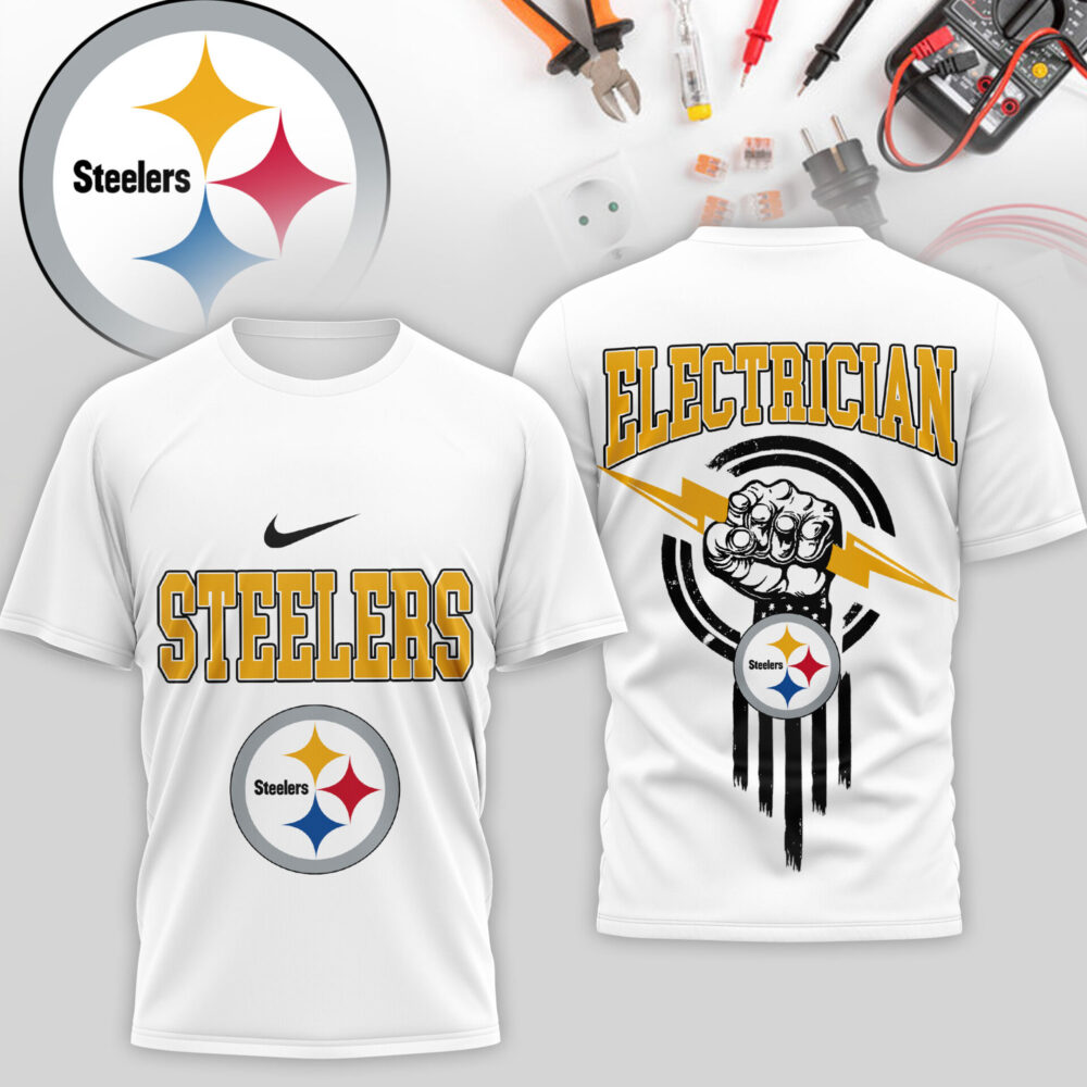 Pittsburgh Steelers | Premium NFL Electrician 3D Shirt TD