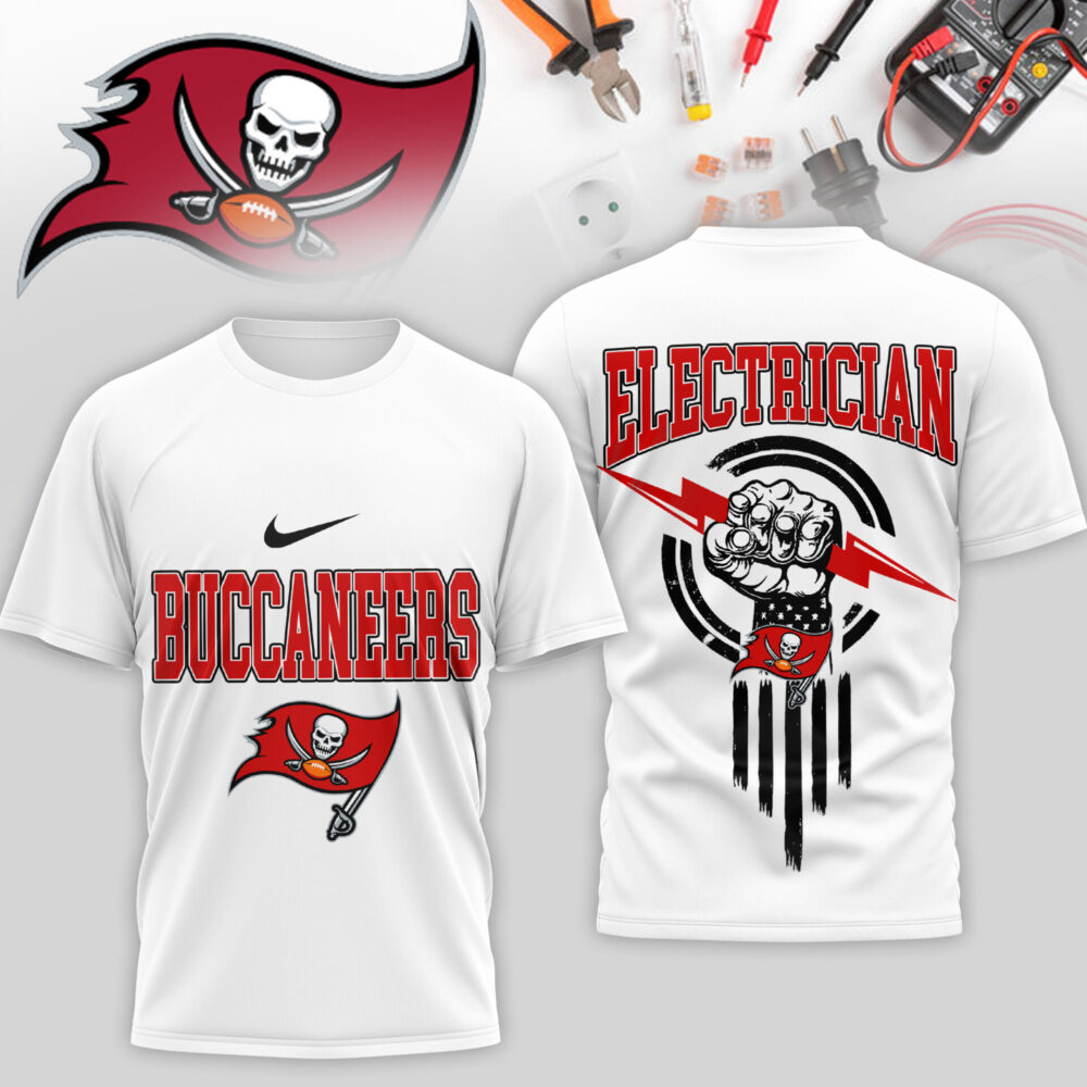 Tampa Bay Buccaneers | Premium NFL Electrician 3D Shirt TD