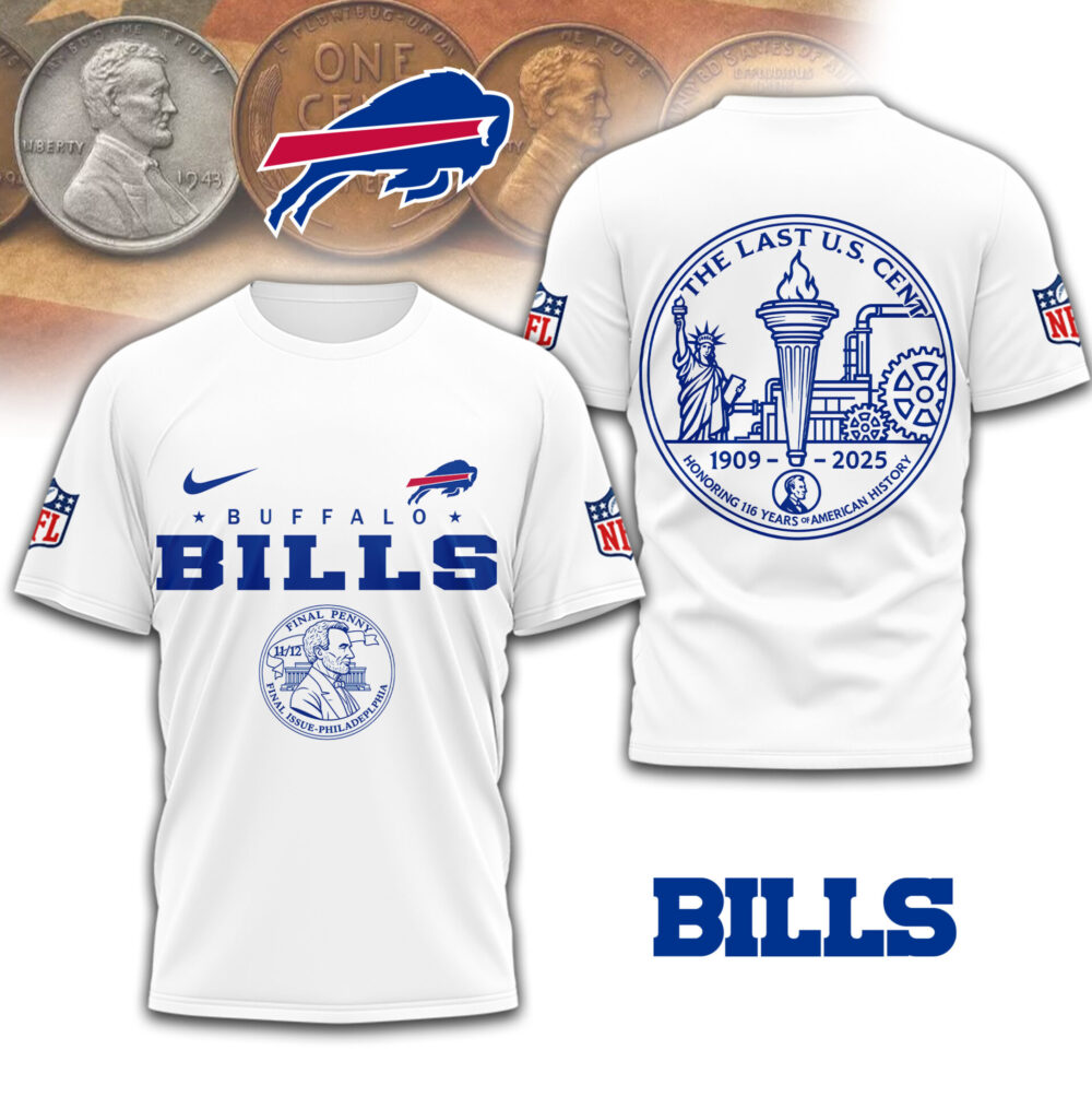 Buffalo Bills | Premium NFL The Last U.S Cent 3D Shirt TD