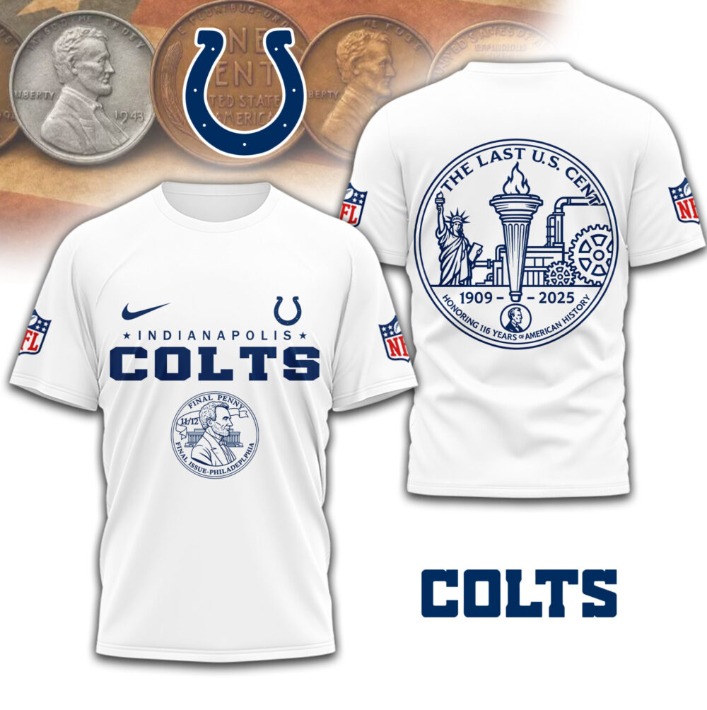 Indianapolis Colts | Premium NFL The Last U.S Cent 3D Shirt TD