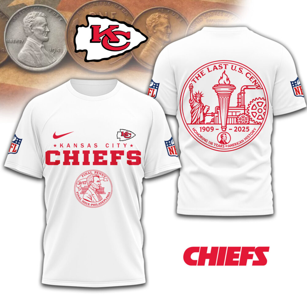 Kansas City Chiefs | Premium NFL The Last U.S Cent 3D Shirt TD