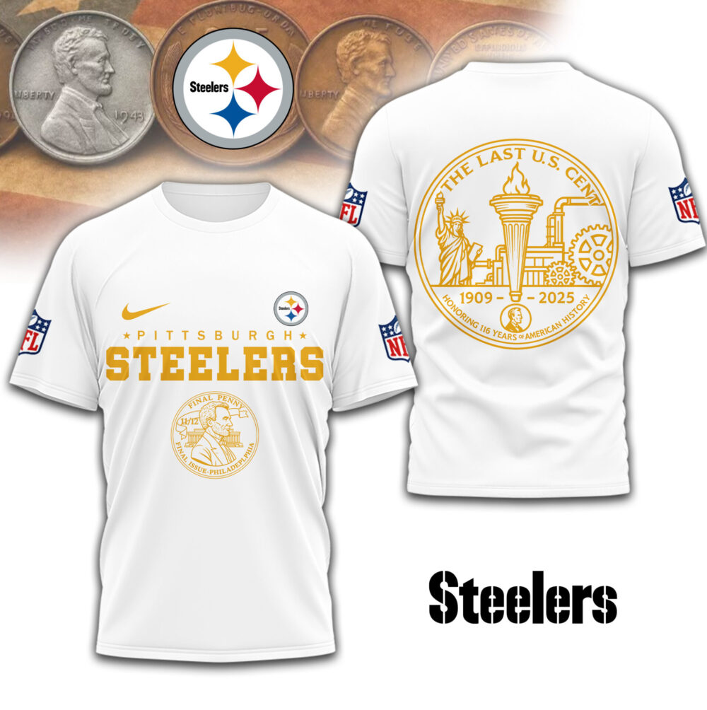 Pittsburgh Steelers | Premium NFL The Last U.S Cent 3D Shirt TD