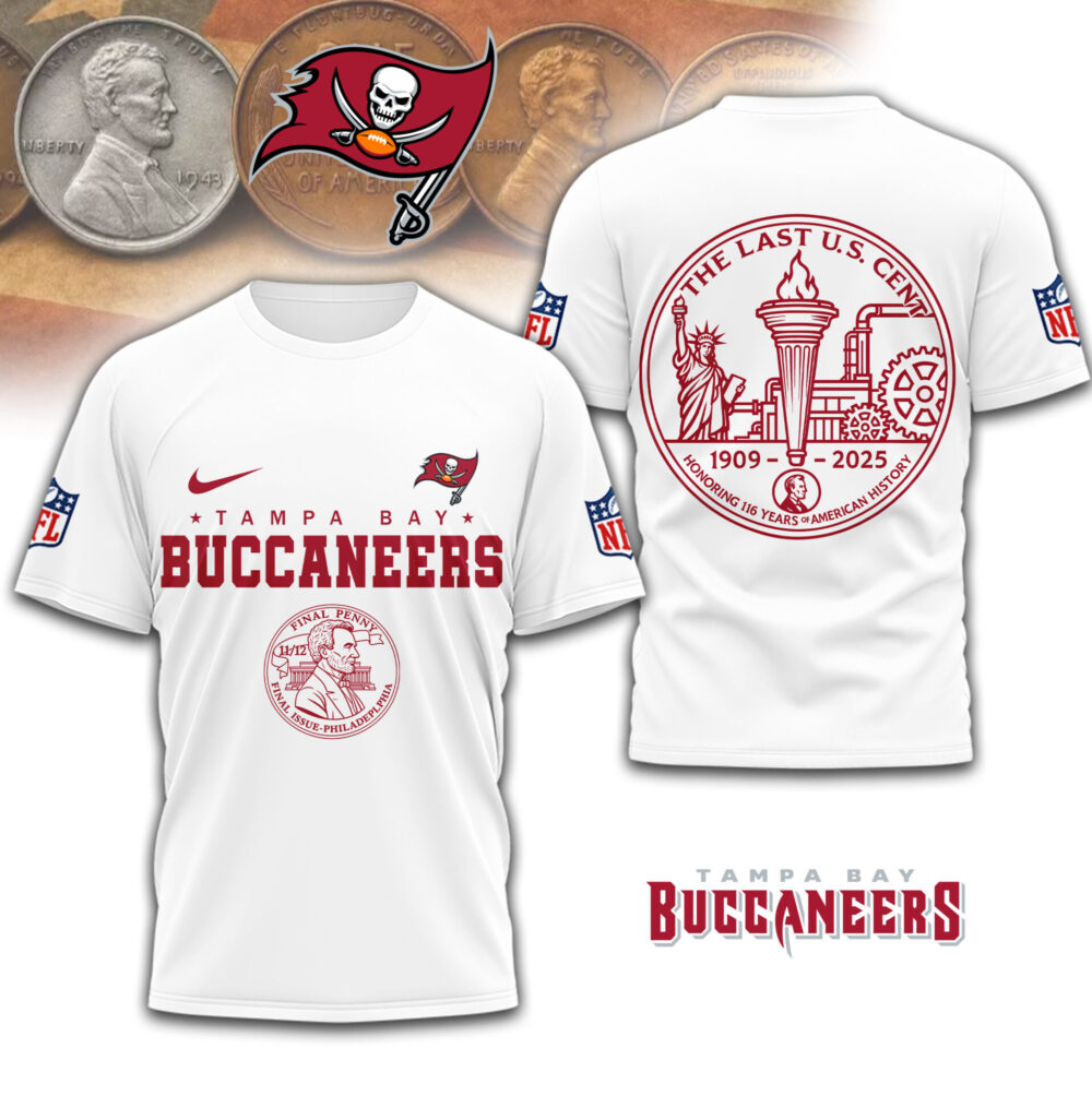 Tampa Bay Buccaneers | Premium NFL The Last U.S Cent 3D Shirt TD