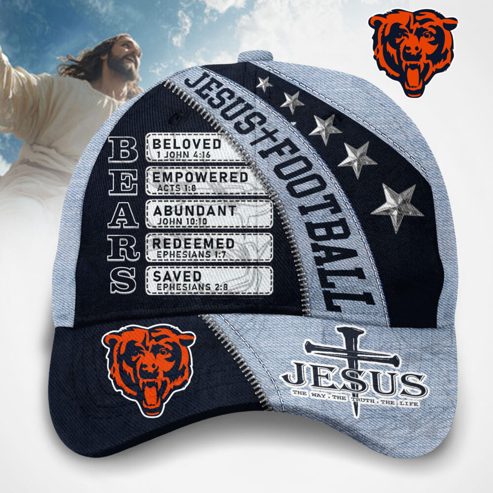 Chicago Bears | Premium NFL Jesus Football Classic Cap TD