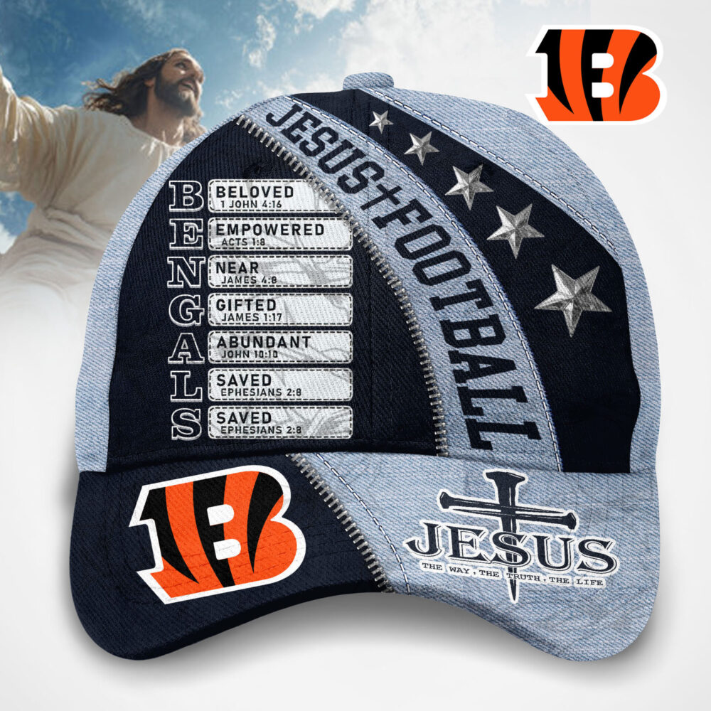 Cincinnati Bengals | Premium NFL Jesus Football Classic Cap TD