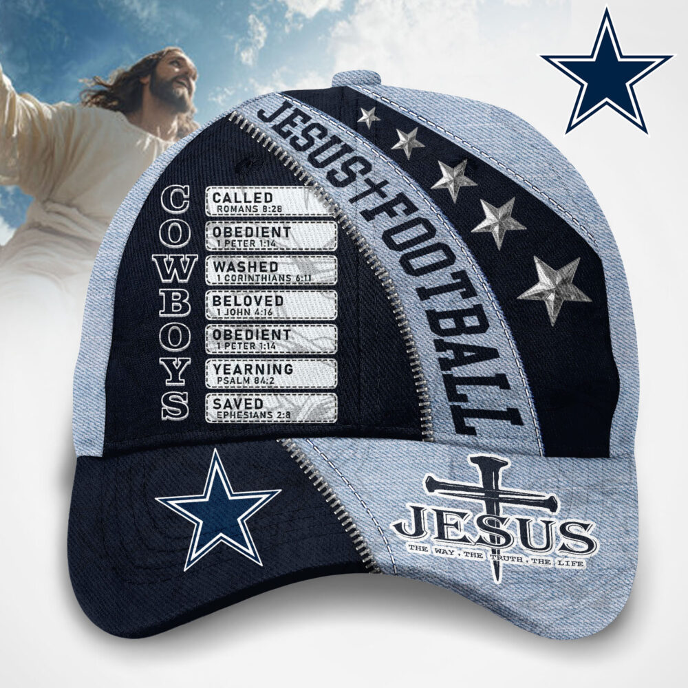 Dallas Cowboys | Premium NFL Jesus Football Classic Cap TD