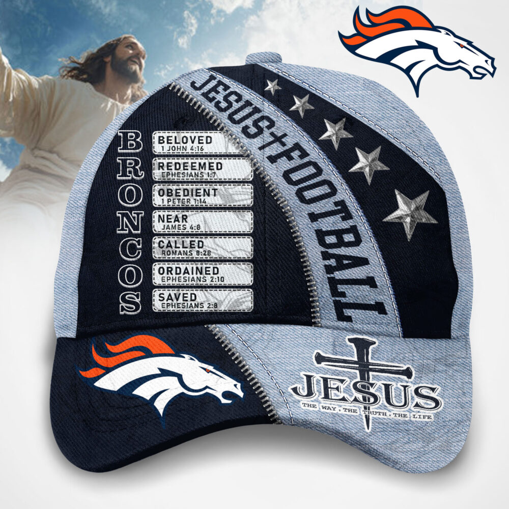 Denver Broncos | Premium NFL Jesus Football Classic Cap TD