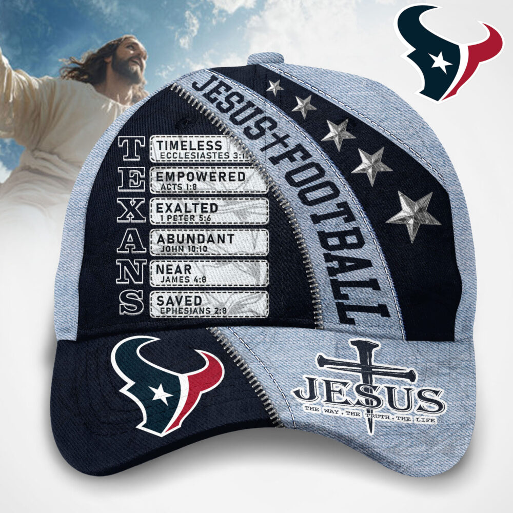 Houston Texans | Premium NFL Jesus Football Classic Cap TD