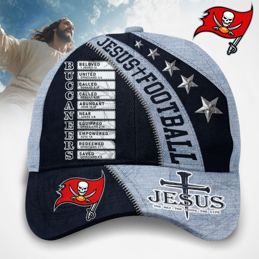 Tampa Bay Buccaneers | Premium NFL Jesus Football Classic Cap TD