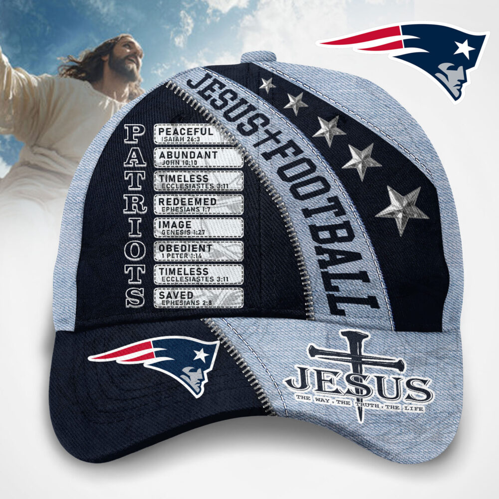 New England Patriots | Premium NFL Jesus Football Classic Cap TD