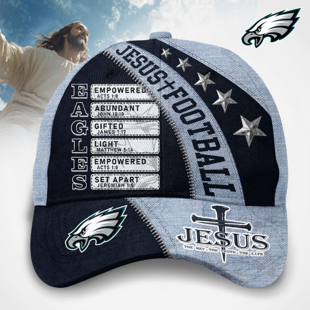 Philadelphia Eagles | Premium NFL Jesus Football Classic Cap TD