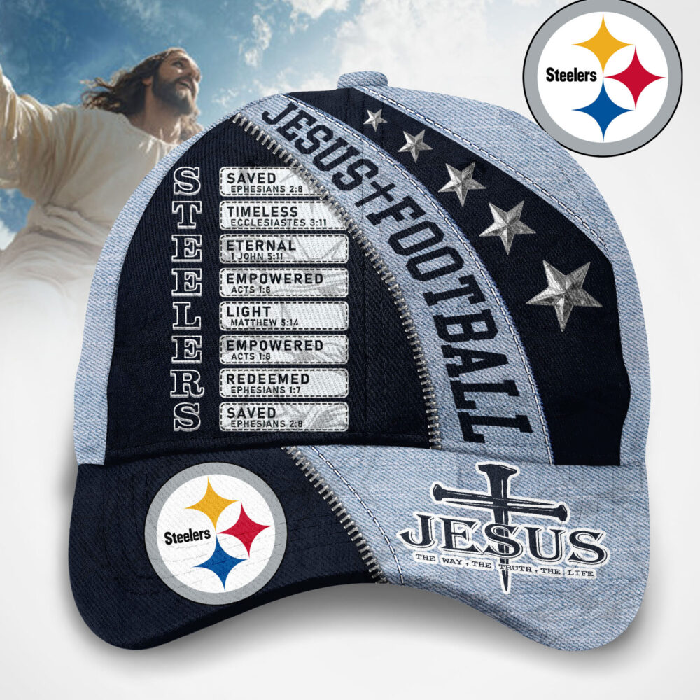 Pittsburgh Steelers | Premium NFL Jesus Football Classic Cap TD