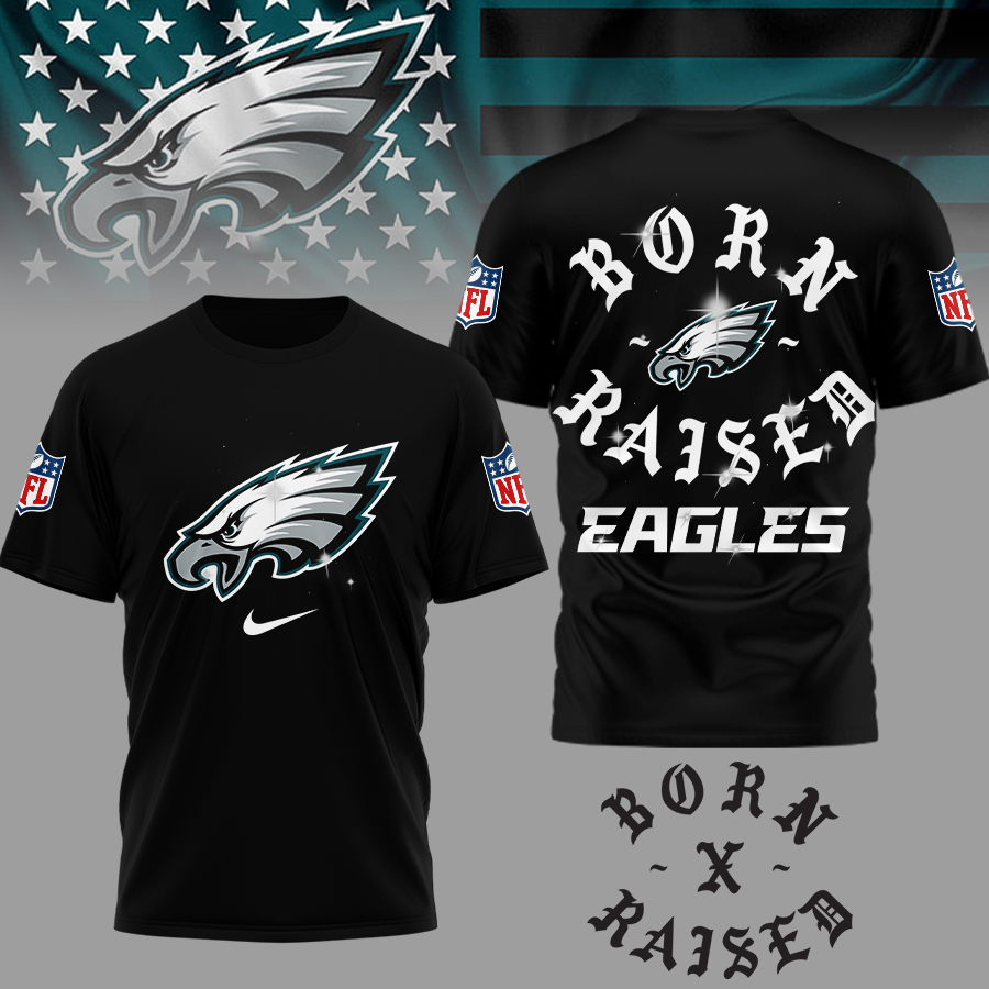 Philadelphia Eagles | Premium NFL Born x Raised 3D Shirt