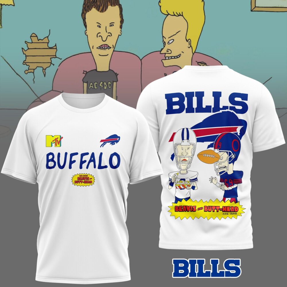 Buffalo Bills | Premium NFL Funny Beavis and Butt-Head Shirt MM