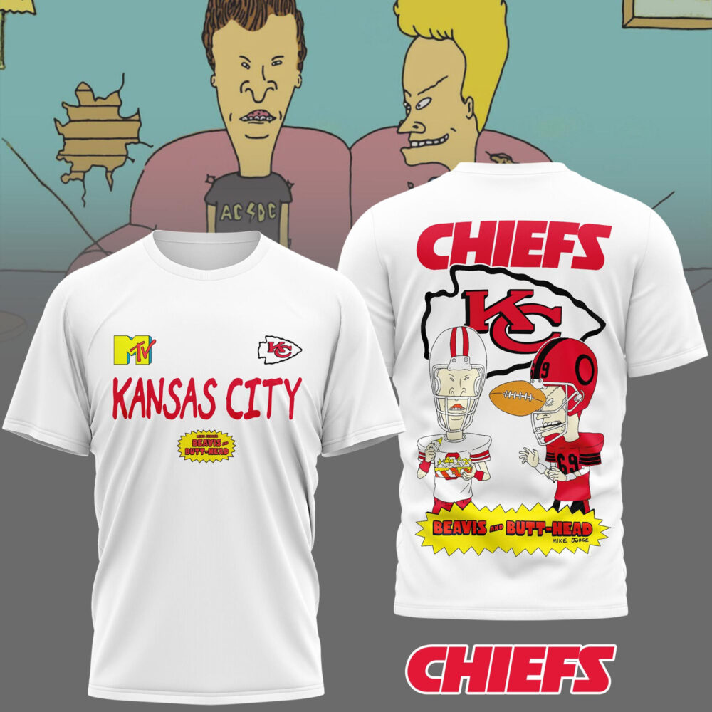 Kansas City Chiefs | Premium NFL Funny Beavis and Butt-Head Shirt MM