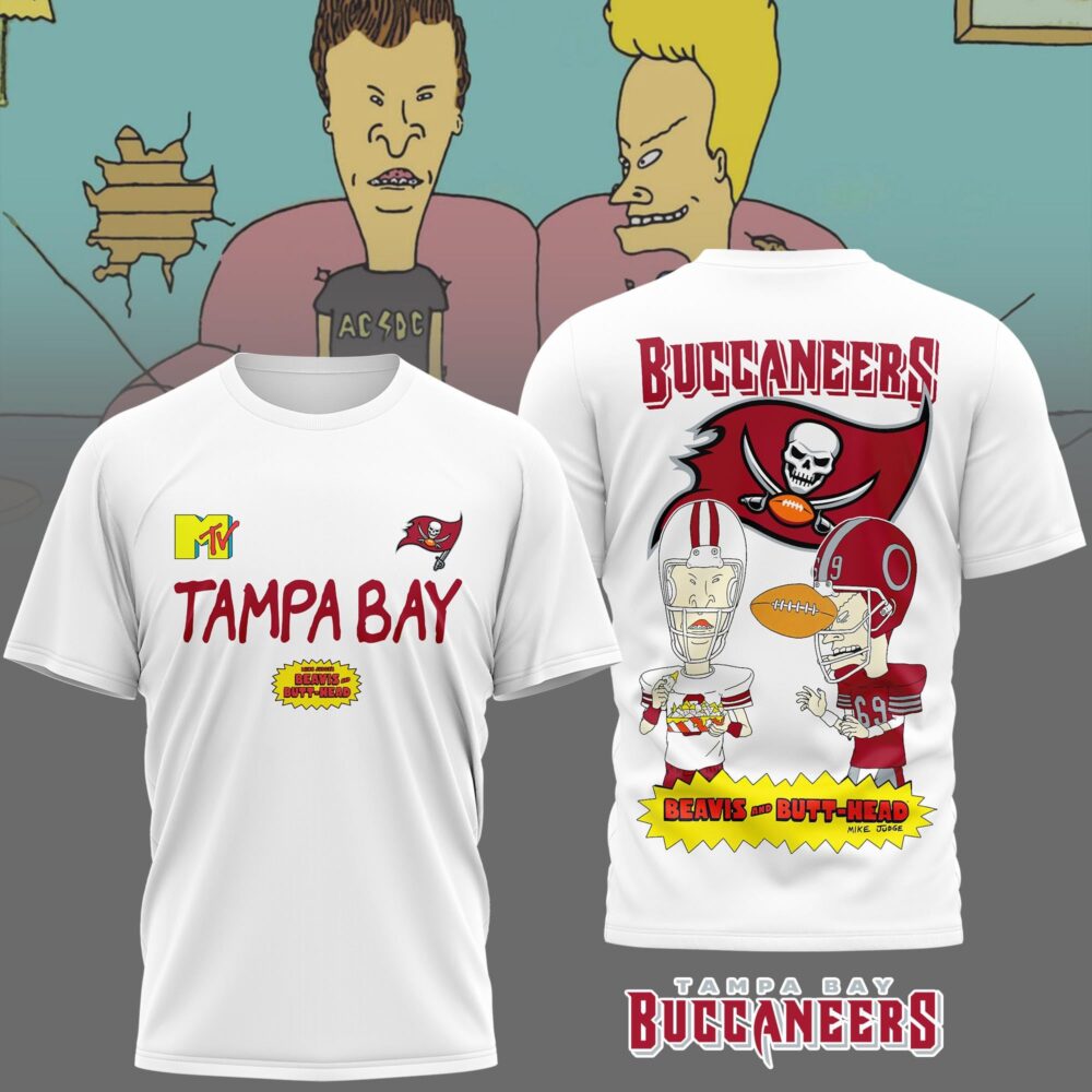 Tampa Bay Buccaneers | Premium NFL Funny Beavis and Butt-Head Shirt MM
