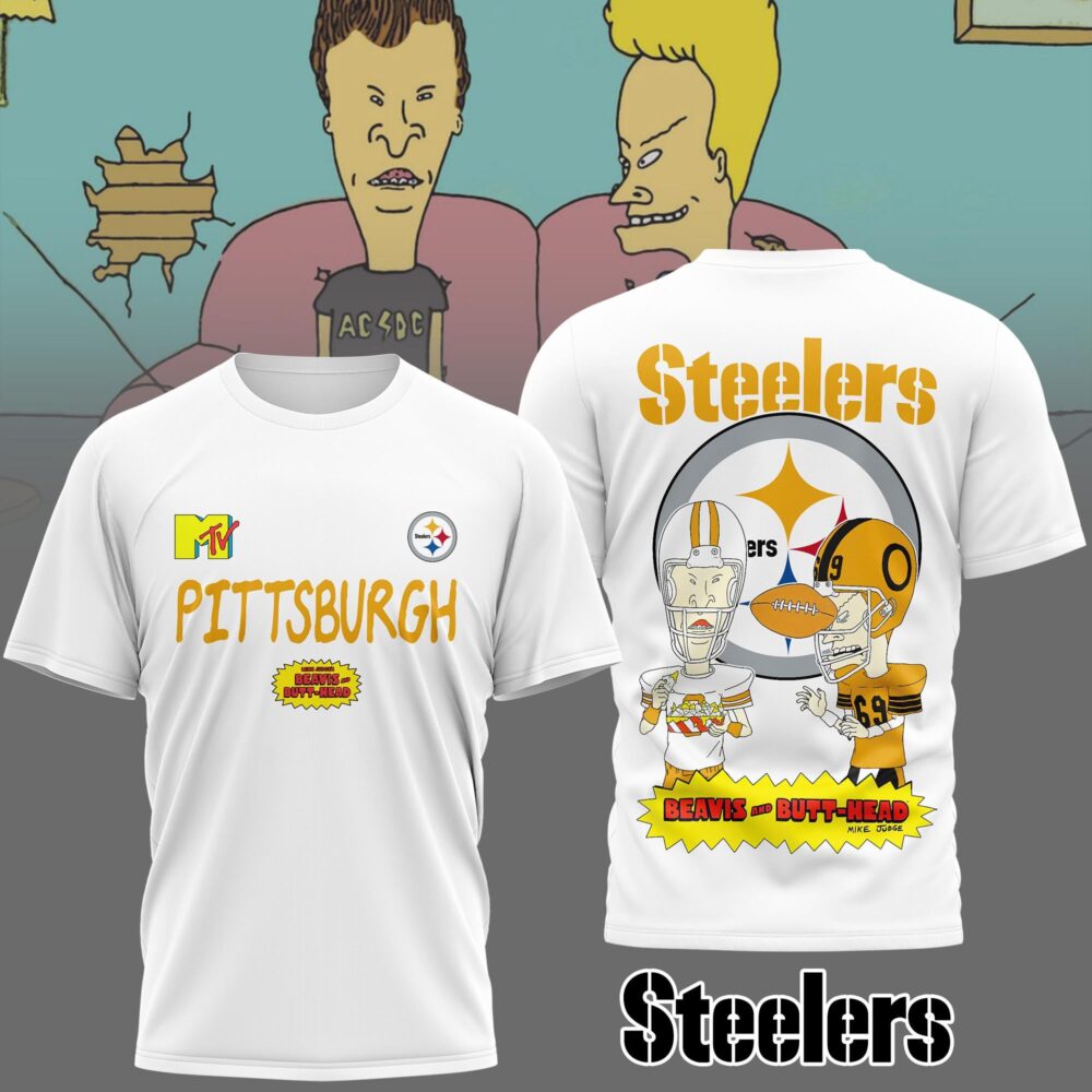 Pittsburgh Steelers | Premium NFL Funny Beavis and Butt-Head Shirt MM