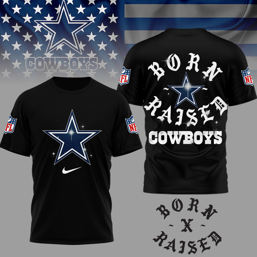Dallas Cowboys | Premium NFL Born x Raised 3D Shirt