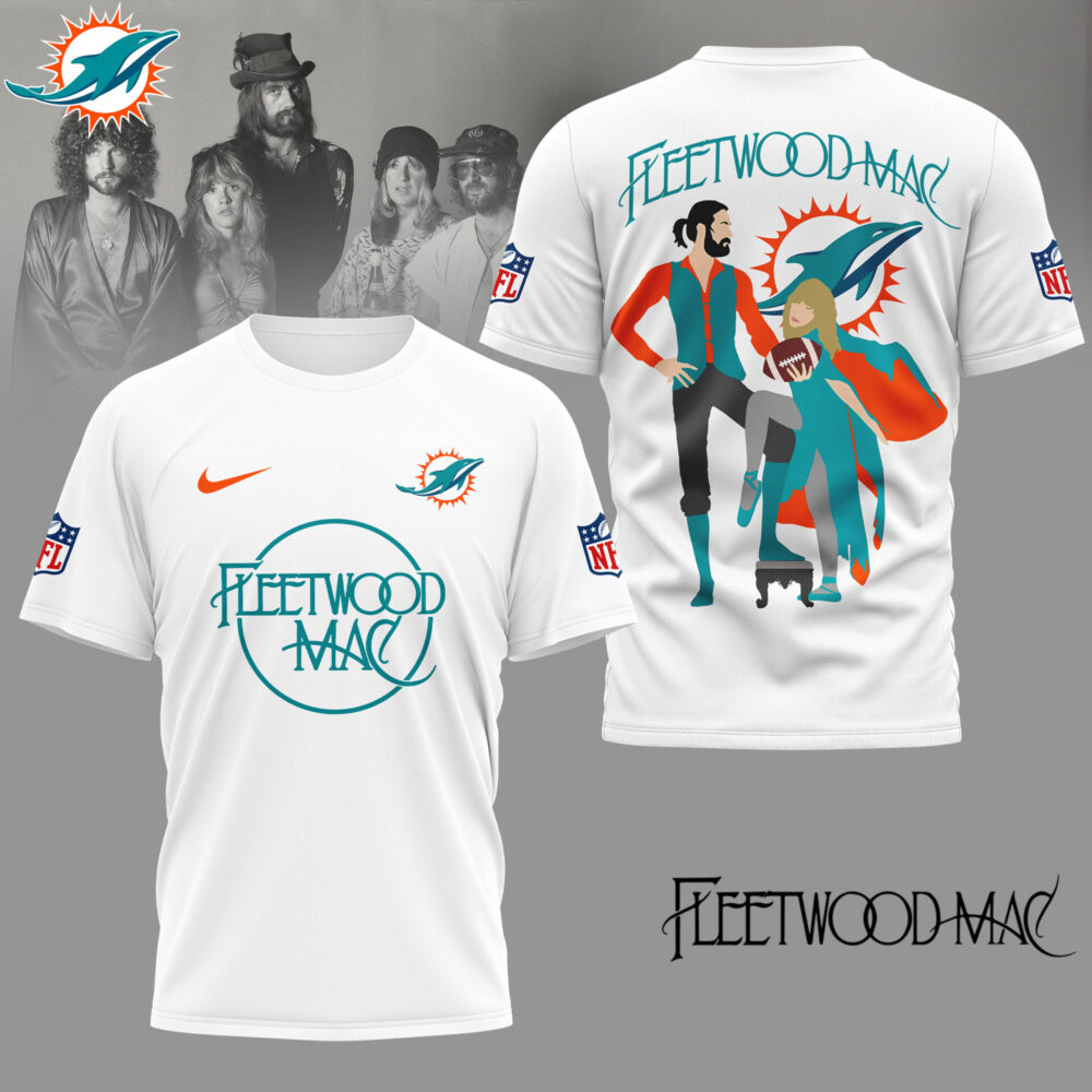 Miami Dolphins | Premium NFL and Fleetwood Mac 3D Shirt