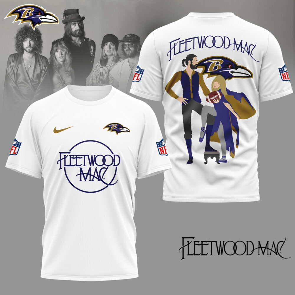 Baltimore Ravens | Premium NFL and Fleetwood Mac 3D Shirt