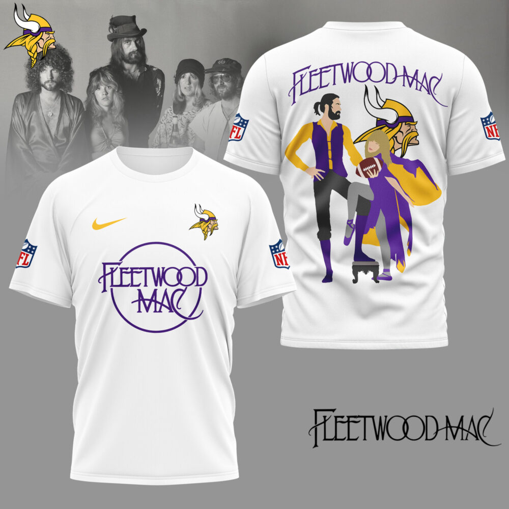 Minnesota Vikings | Premium NFL and Fleetwood Mac 3D Shirt