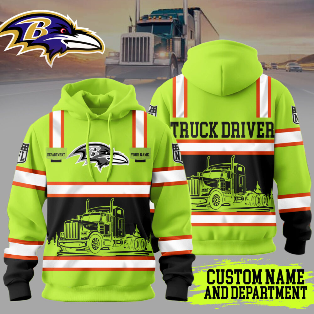 Baltimore Ravens | Premium NFL Truck Driver Hoodie TD