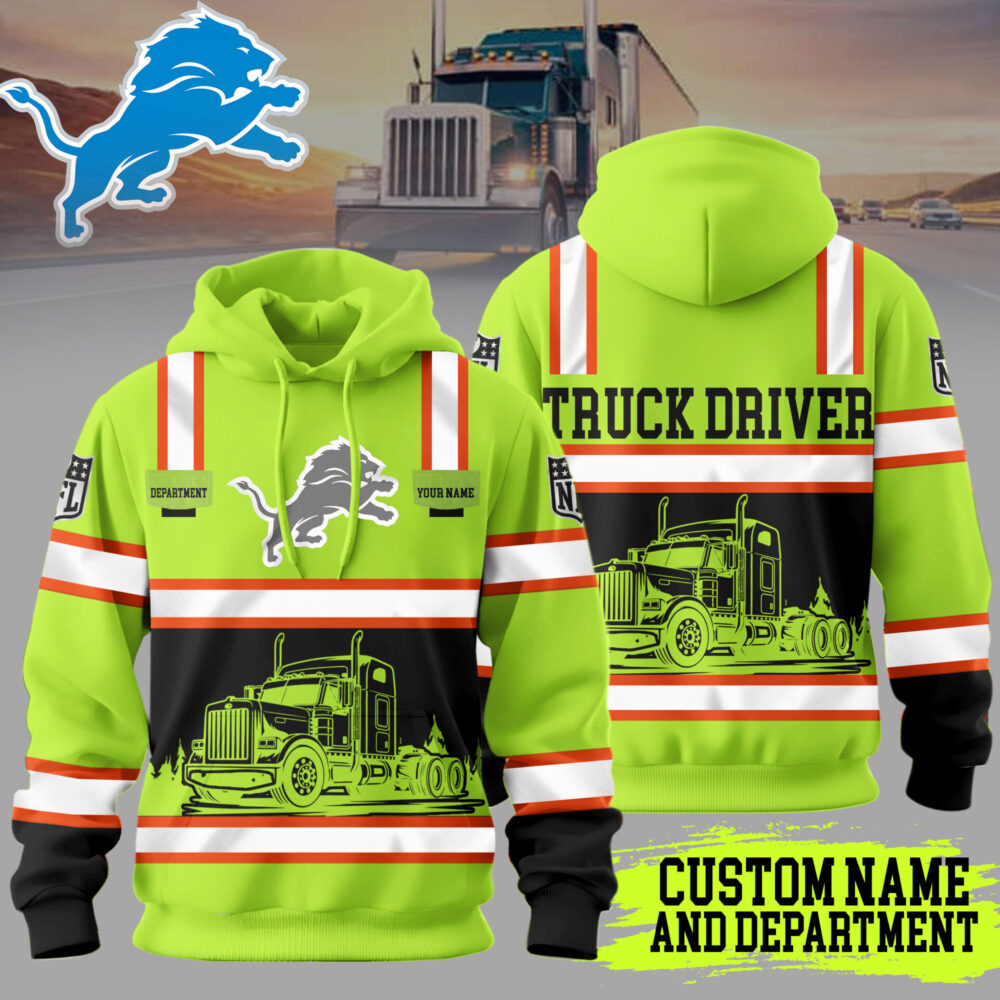 Detroit Lions | Premium NFL Truck Driver Hoodie TD